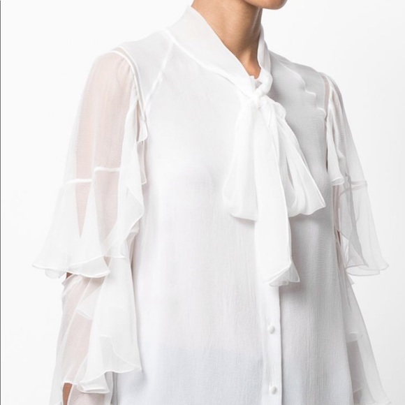 Chloe Frill sleeves blouse - Picture 3 of 10